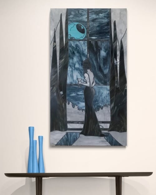 Amanda is Waiting For | Wall Sculpture in Wall Hangings by artisticmosaicdesigns