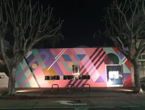 Mural | Street Murals by Teddy Kelly | Oakwood Olympic & Olive in Los Angeles