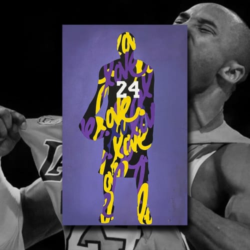 Kobe Bryant | Oil And Acrylic Painting in Paintings by Ruben Rojas