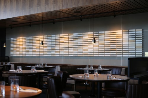 Sounds Delicious | Wall Treatments by Ben Skinner | Earls Ambleside Beach in West Vancouver