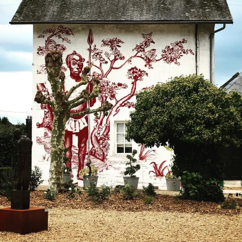 Mural | Street Murals by Kouka Ntadi | La Chapelle Saint Martin in Nieul
