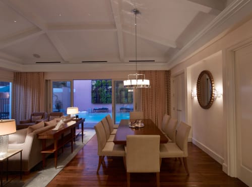 Walnut Flooring | Rugs by Rottet Studio | The Beverly Hills Hotel in Beverly Hills
