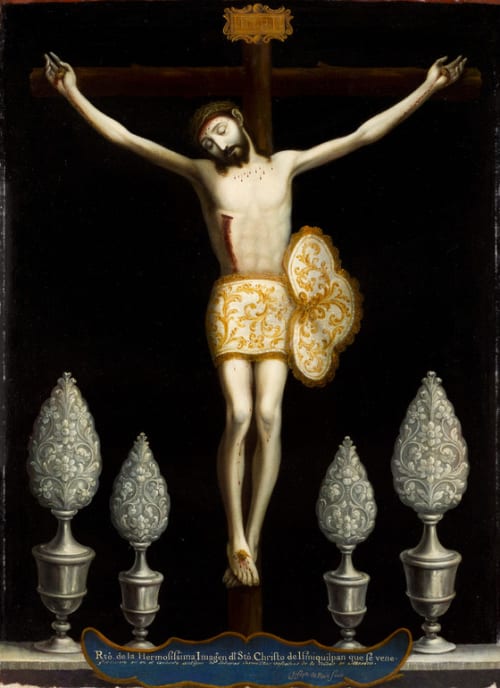 Christ of Ixmiquilpan (El Señor de "Santa Teresa") | Paintings by José de Páez | Art of The Americas Building in Los Angeles