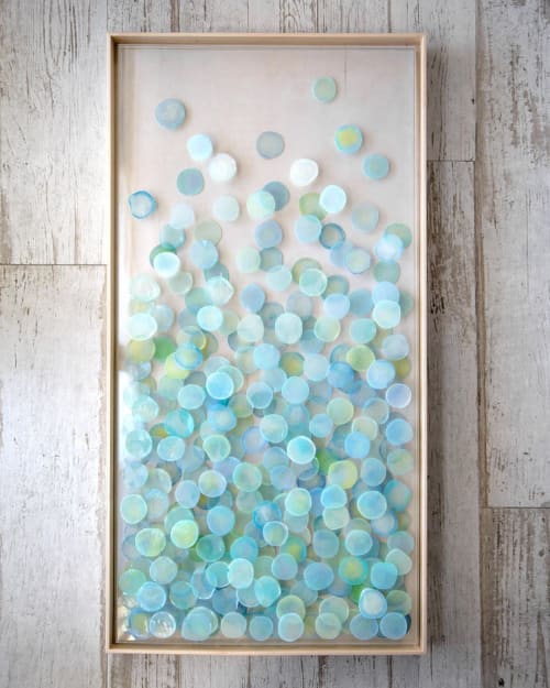 Jar of Seaglass | Wall Sculpture in Wall Hangings by Erika Givens Art & Design