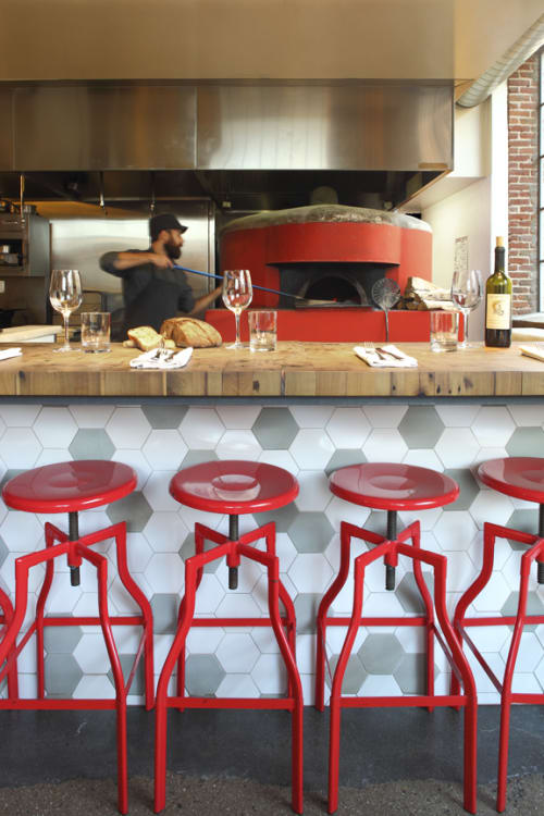 Pizza Bar Top | Tables by District Mills | Bestia in Los Angeles