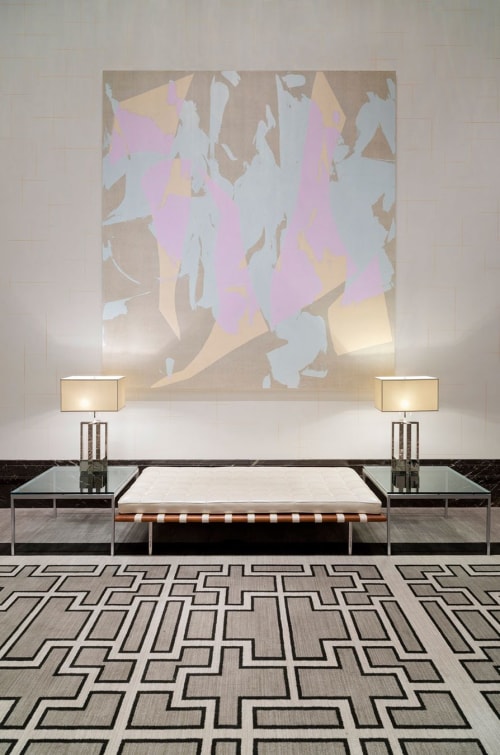Multi-color Transparency | Paintings by Zak Prekop | The Langham Chicago in Chicago
