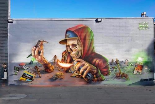 Mural | Street Murals by Braga Last1 | JustBlaze in Phoenix