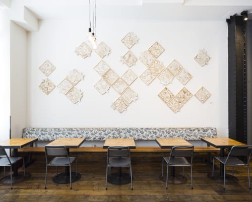 White Tile | Wall Hangings by Nicole Sweeney | Homage SF in San Francisco