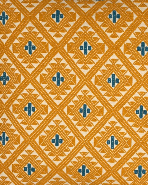 Izta Handwoven Brocade Fabric Panel | Linens & Bedding by Routes Interiors