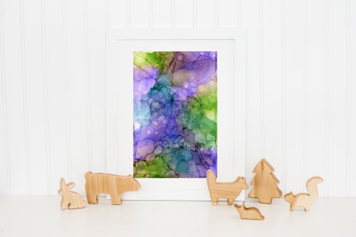 claiming happiness | abstract original art | Paintings by Megan Spindler
