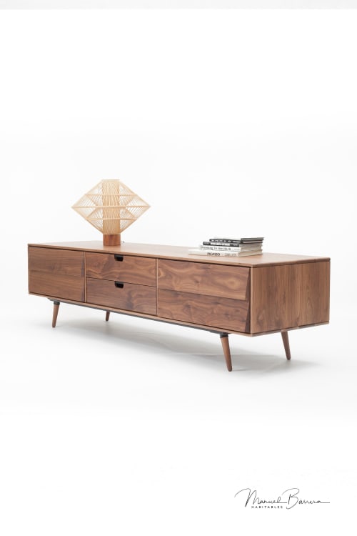 Credenza in Solid Walnut | Storage by Manuel Barrera Habitables