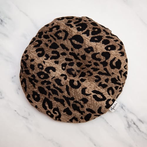 Tufted Throw Pillow, Leopard Spots | Pillows by Melike Carr