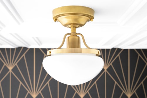 Dome Ceiling Light - Model No. 8491 | Flush Mounts by Peared Creation