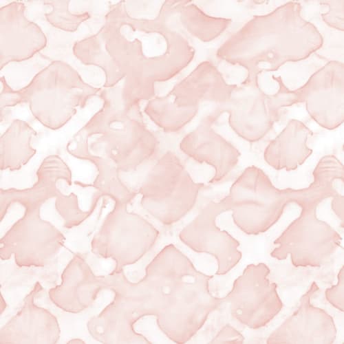 Ceplok, Coral | Linens & Bedding by Philomela Textiles & Wallpaper