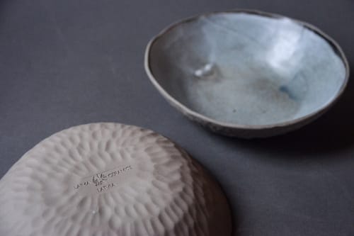 Medium open pasta bowl- textured GREY on GREY,  matte | Dinnerware by Laima Ceramics