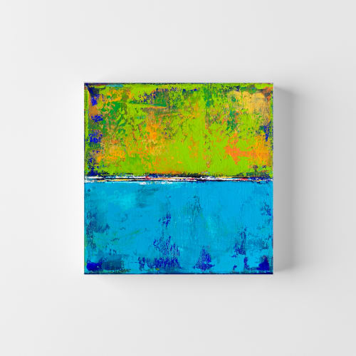 ECHOES 023 - 20x20cm | Oil And Acrylic Painting in Paintings by Lara Spadetto Art