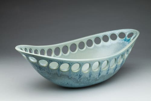 Oblong Bowl | Decorative Bowl in Decorative Objects by Lynne Meade