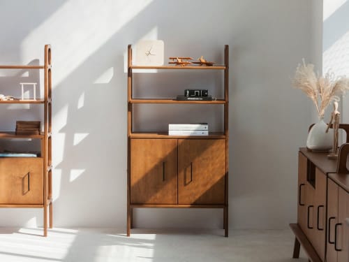 Mid century modern, Home Decor, Scandinavian bookcase | Storage by Plywood Project