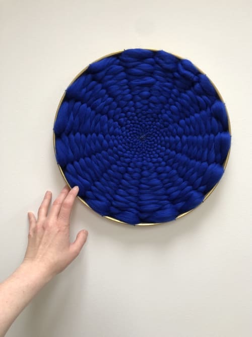 MADE TO ORDER LARGE Minimal Spiral | Wall Hangings by Elle Collins