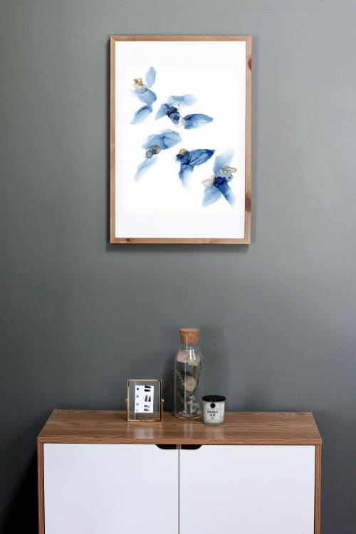 drift + rise | abstract art original | Watercolor Painting in Paintings by Megan Spindler