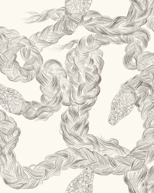 Frida - Neutral | Wallpaper by Relativity Textiles