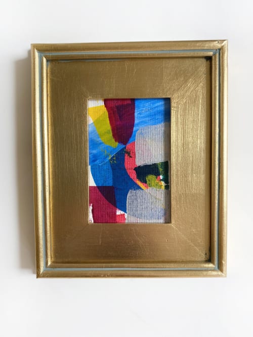 Balloon Party Mini Painting on Canvas | Oil And Acrylic Painting in Paintings by Jessalin Beutler