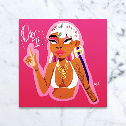 Over It | Paintings by $NP Designs