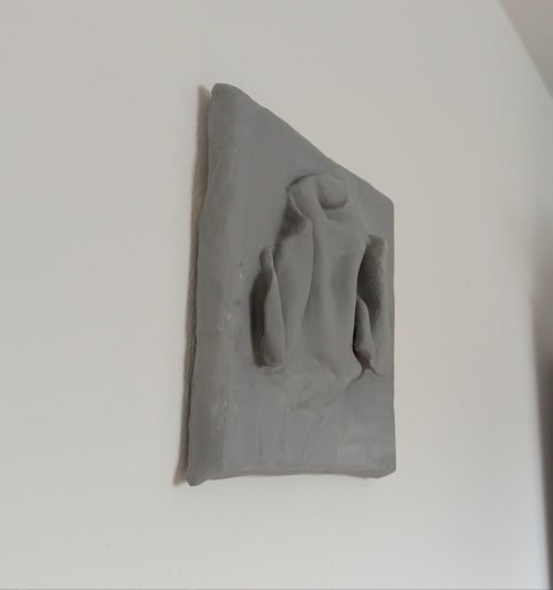 Comfort Zone Mini #02 — Strukturbild Grau | Wall Hangings by Reyku