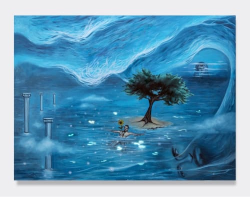 Bay of Turks | Oil And Acrylic Painting in Paintings by Shawn Button