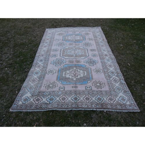 Oriental Area Rugs Wool Turkish Oushak Carpet | Rugs by Vintage Pillows Store