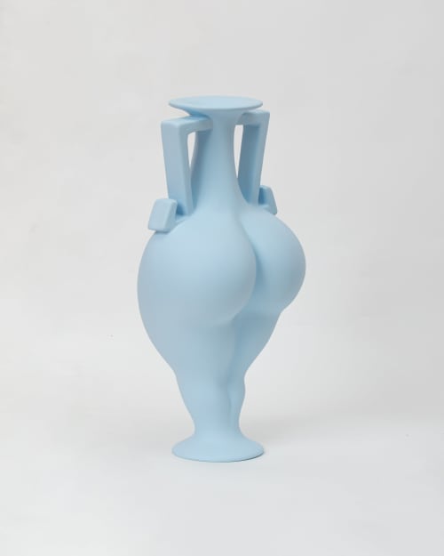 Baby Blue B-fora | Vase in Vases & Vessels by OM Editions: A Limited Edition Furniture Collection