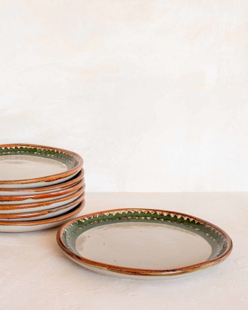 San Germán Large Plate - Green | Ceramic Plates by MINNA