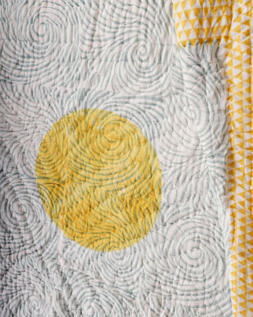 Van Gogh Quilt | Linens & Bedding by CQC LA