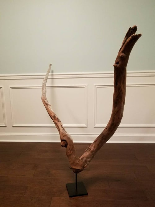 Driftwood Sculpture "Wishing On" | Sculptures by Sculptured By Nature  By John Walker