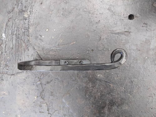 Simple Rustic Toilet Paper Holder Hand Forged | Hardware by Element Hand Forged Hardware