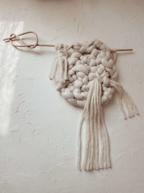 Wood Knot Figure Eight Wall Hanging | Macrame Wall Hanging in Wall Hangings by Seven Sundays Studios