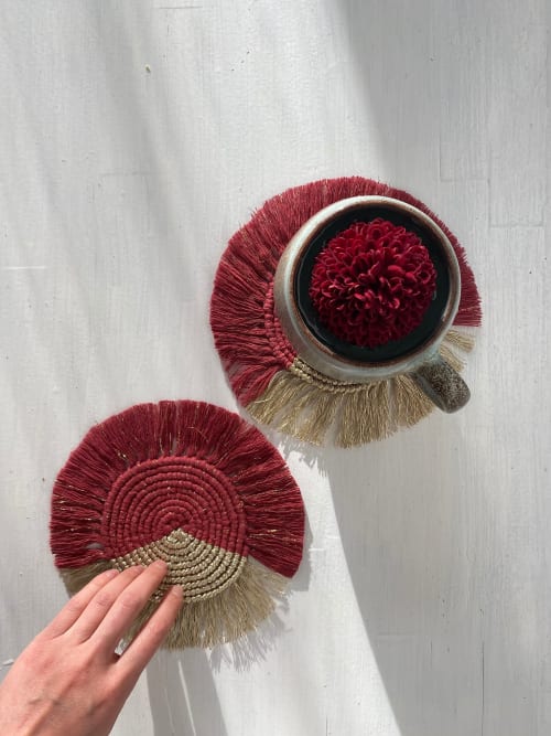 Macrame Coasters for Kitchen Table | Tableware by Got A Knot