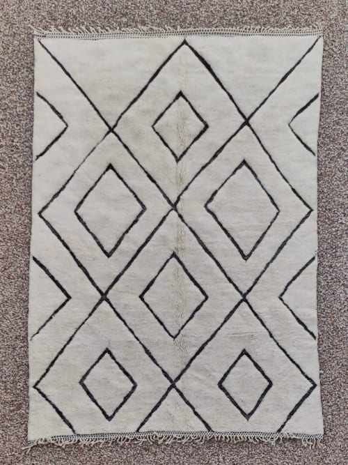 MRIRT Beni Ourain Rug “JAMILA” 12’ 9” x 7’ 10" | Area Rug in Rugs by East Perry