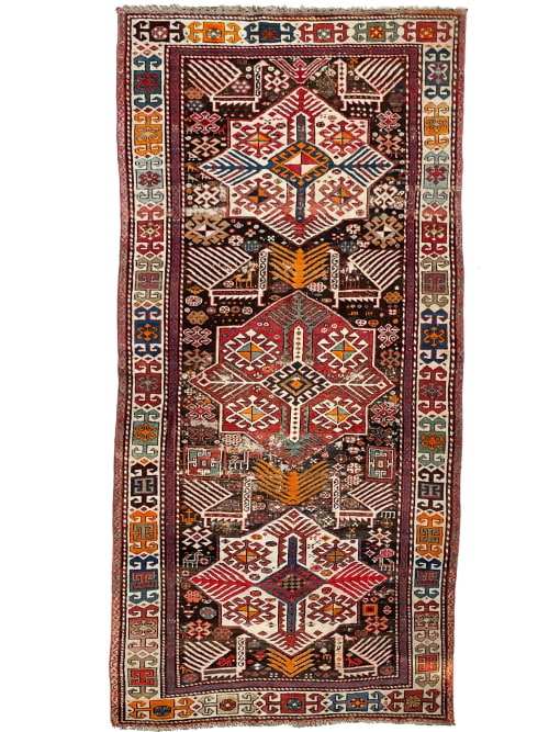 AMAZING Caucasian Akstafa | Filled with Immortal Peacocks | Area Rug in Rugs by The Loom House