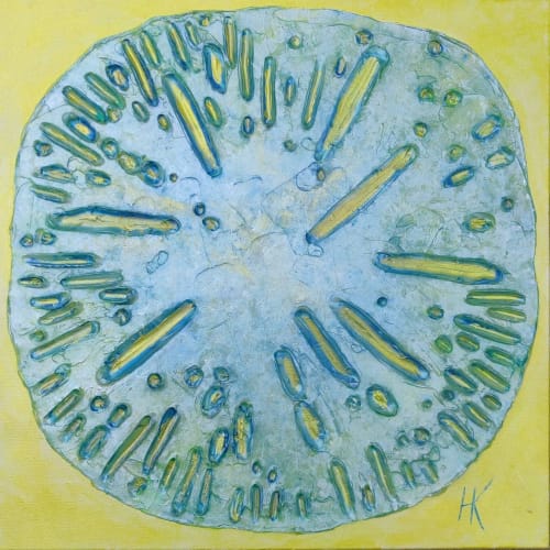 "Sand dollar" | Oil And Acrylic Painting in Paintings by Natasha Kanevski