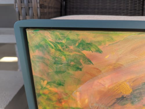 Beauty in Abundance | Oil And Acrylic Painting in Paintings by Parineeta Patel- Nature Inspired Cosmic Abstracts