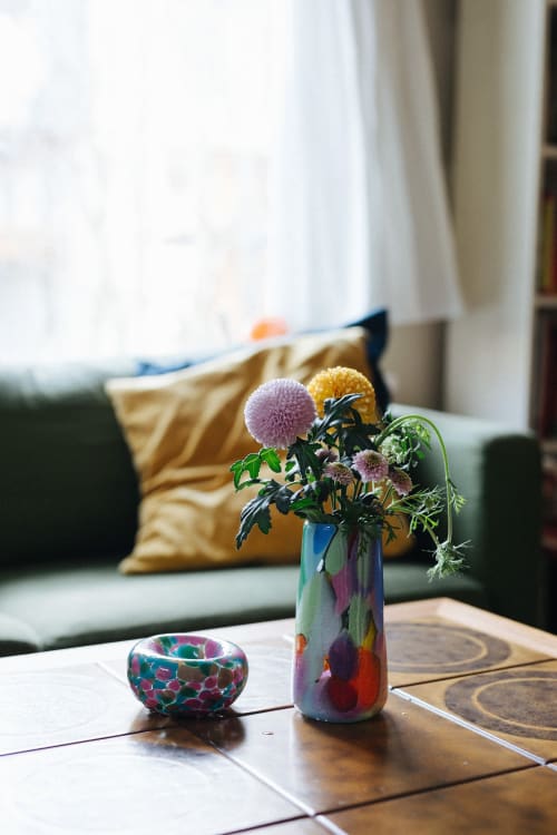 Glass Blown Bedrock Bubble Bowl | Decorative Objects by Maria Ida Designs