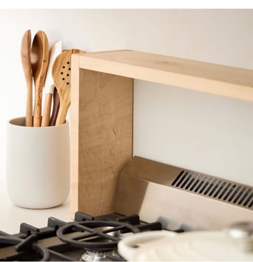 Maple Stove Top Shelf Riser | Storage by Reds Wood Design