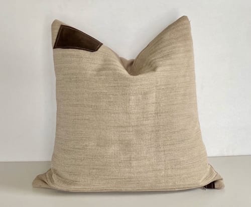 Straw and Earth 22 x 22 Pillow | Pillows by OTTOMN
