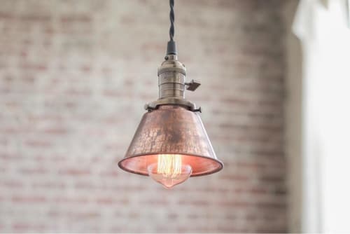 Pendant Lights - Aged Copper - Model No. 4887 | Pendants by Peared Creation