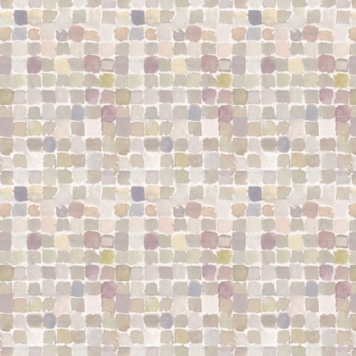 Gingham Check, Nectarine | Fabric in Linens & Bedding by Philomela Textiles & Wallpaper