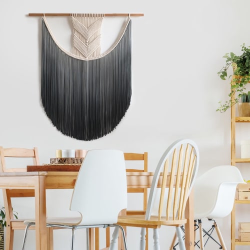 Fiber Art Tapestry - EVA | Wall Hangings by Rianne Aarts / Teddy and Wool Studio