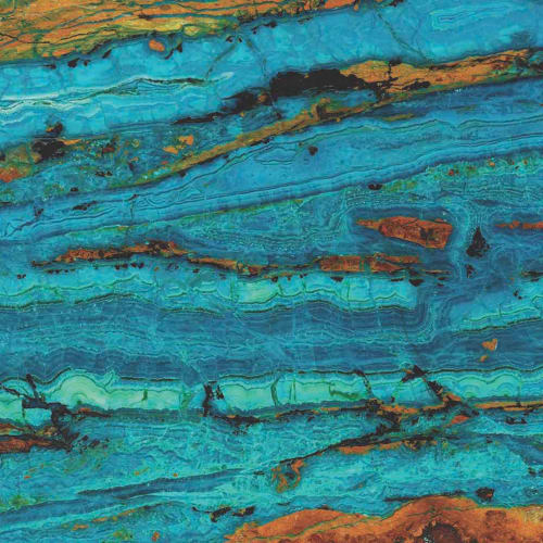 Chrysocolla | Wallpaper in Wall Treatments by Wallcovetings by Brenda Houston