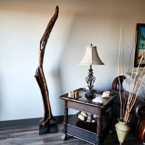 Tall Driftwood Art Sculpture "Lanky Planky" | Sculptures by Sculptured By Nature  By John Walker