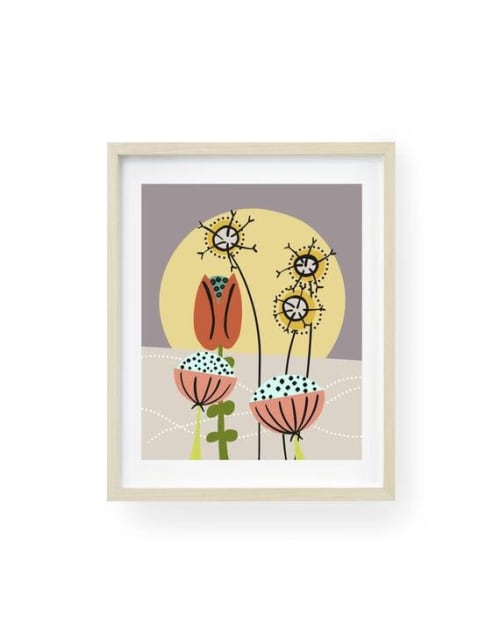 Stay Gold - Mid Century Botanicals | Prints by Birdsong Prints